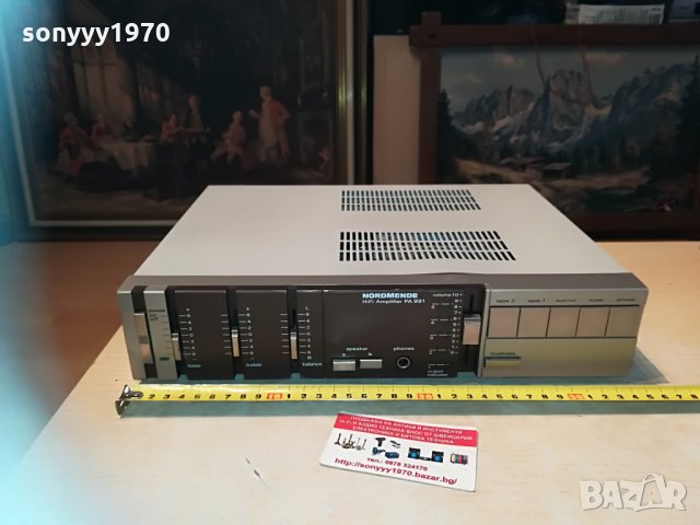 NORDMENDE PA991 HIFI AMPLIFIER GERMANY 0404211836, снимка 9 - Ресийвъри, усилватели, смесителни пултове - 32423182
