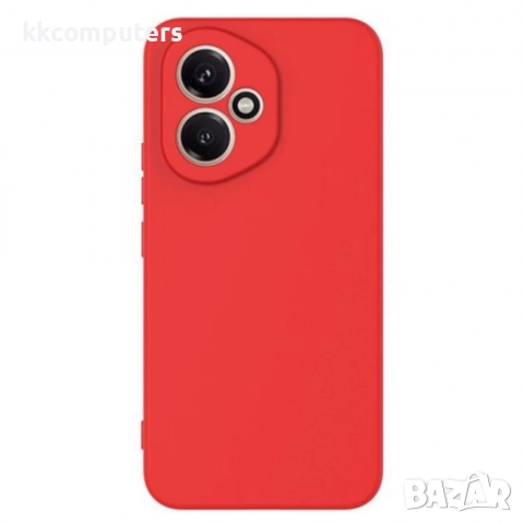 Силиконов кейс bSmart Silicone Soft Cover и Протектор За Honor 400, Червен