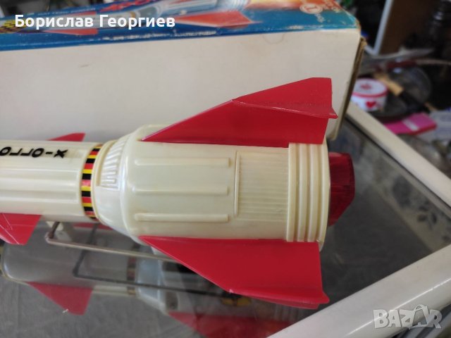 Стара играчка ракета apollo-x space rocket, снимка 3 - Колекции - 40279535