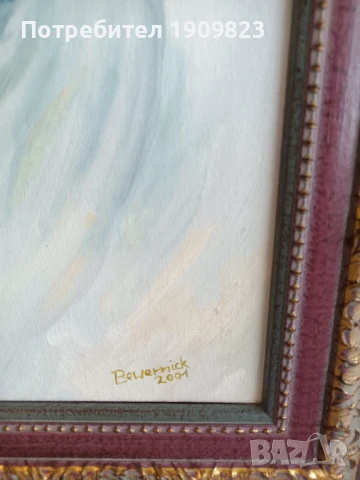 Голяма маслена картина , снимка 4 - Картини - 50611909