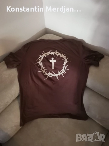 Мъжка тениска Faith over Fear, снимка 2 - Тениски - 51663898