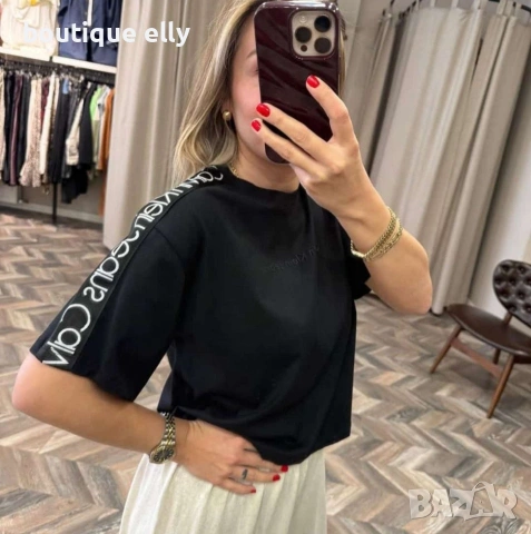 къса памучна тениска, снимка 6 - Тениски - 53284064