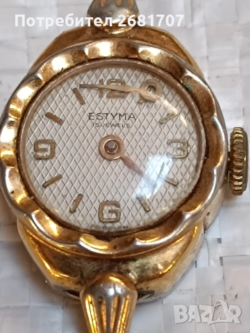 позлатен дамски часовник Estyma