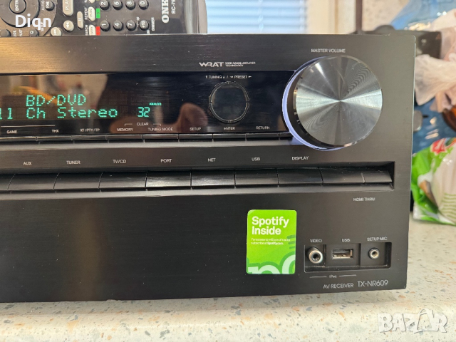Onkyo TX-NR609, снимка 6 - Ресийвъри, усилватели, смесителни пултове - 44847177