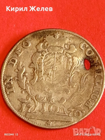 Сребърна монета 10 кройцера 1770г. Йозеф Махсимилиян Бавария 52972, снимка 13 - Нумизматика и бонистика - 53093767