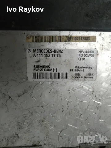 ЕКУ компютър мерцедес A 111 153 17 79 , siemens 5WK9 0402, снимка 2 - Части - 48169561