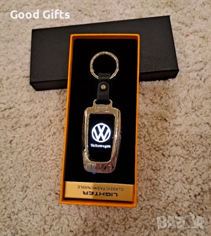 USB Луксозна Запалка Volkswagen с фенер , снимка 2 - Коледни подаръци - 43401418