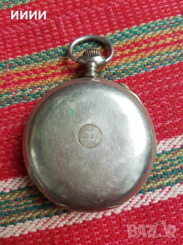 Швейцарски джобен часовник , снимка 2 - Антикварни и старинни предмети - 52316684