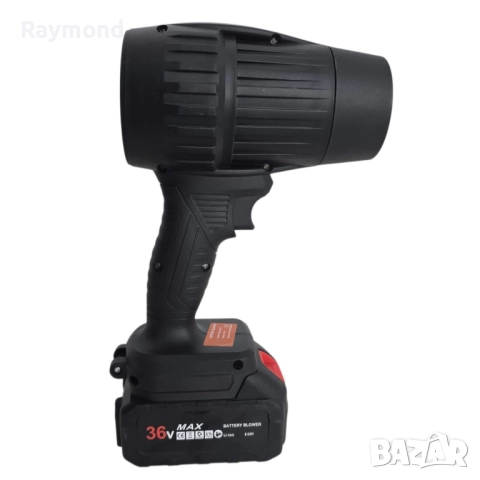 Мощна акумулаторна духалка 1500W – Турбо пистолет за листа, прах, сняг и подсушаване, снимка 2 - Други инструменти - 51515079