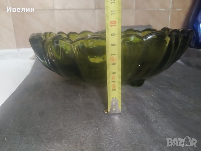 стара кристална купа,фруктиера арт деко, снимка 5 - Антикварни и старинни предмети - 32815039