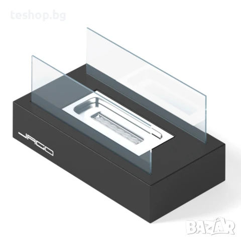 Камина на биоетанол настолна стъклени стени 35x18.2x14.6 см ПРОМОЦИЯ, снимка 2 - Камини - 50931155