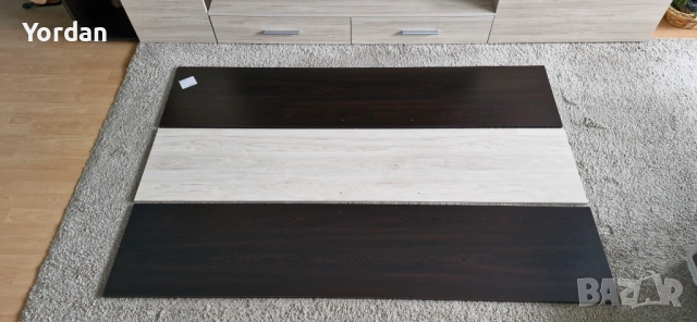 Вратички за гардероб, 185x39cм, ПДЧ 15 мм венге/светъл рокфорд хикори, снимка 4 - Гардероби - 46226255