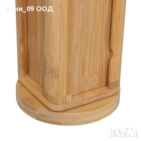 Бамбукова стойка за кафе капсули , снимка 4 - Аксесоари за кухня - 50796697