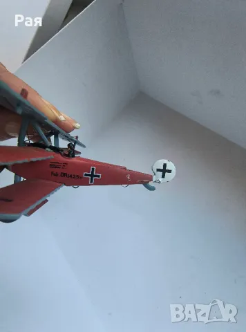 метален самолет fok DR1425, снимка 7 - Колекции - 49968542
