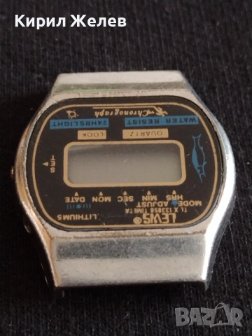 РЕТРО МОДЕЛ ЕЛЕКТРОНЕН ЧАСОВНИК LEVI'S LITHIUM'S ПЕРФЕКТЕН ЗА КОЛЕКЦИЯ - 26869, снимка 7 - Антикварни и старинни предмети - 36528464