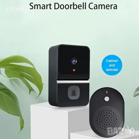 Smart Video звънец  Android, iOS, USB станция, нощен режим, двупосочно аудио, HD, снимка 1 - Друга електроника - 48054358