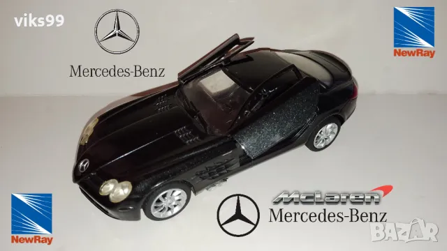 Mercedes-Benz SLR McLaren - New Ray - Мащаб 1:32, снимка 1 - Колекции - 49451504