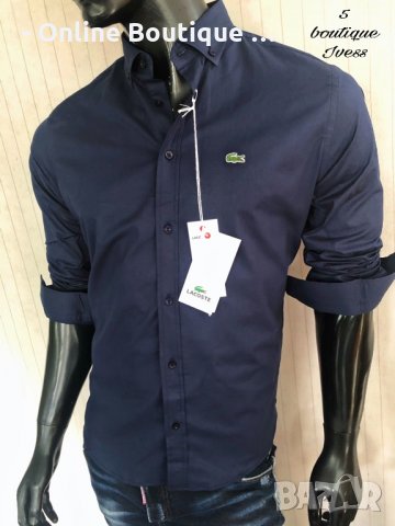 Lacoste мъжка риза КОД 5, снимка 2 - Ризи - 33241816