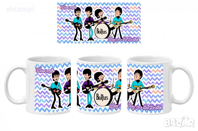 Чаша Beatles 15,Керамична Чаша, Кафе Чай, Игра,Изненада,Подарък,Повод,Празник,Рожден Ден, снимка 6 - Чаши - 38508729