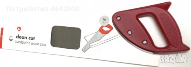 Трион за дърво с удобна пластмасова дръжка 40cm, снимка 3 - Градински инструменти - 52372631