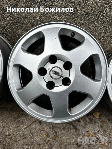 Продавам гуми с джанти за Опел 5х100 15 цола 