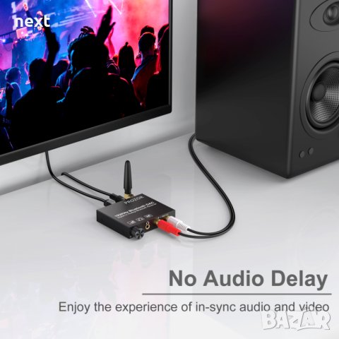 Цифров към аналогов аудио конвертор 192Khz Bluetooth DAC + Гаранция, снимка 8 - Ресийвъри, усилватели, смесителни пултове - 44127206