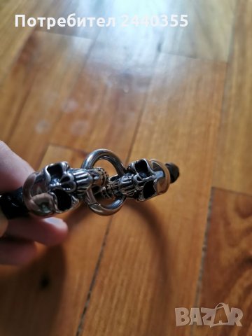 Мъжка гривна стомана , снимка 7 - Гривни - 27164975