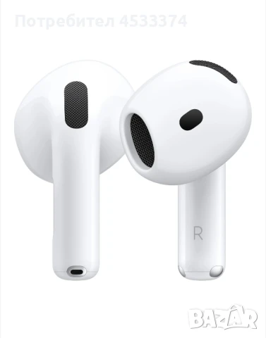 Слушалки Apple AirPods 4, Active Noise Cancellation, снимка 1