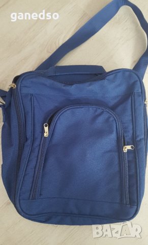 Син сак , много удобен за ръчен багаж, снимка 2 - Сакове - 35448732
