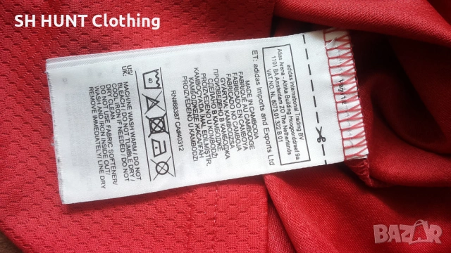 Adidas FC MANCHESTER UNITED Kids Football T-Shirt Размер 9-10 г / 140 см детска футбол тениска 35-66, снимка 15 - Детски тениски и потници - 53126854