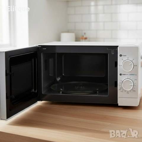 Микровълнова фурна MUHLER MO-5009 20L – 700W, механичен контрол, снимка 6 - Печки, фурни - 53499206