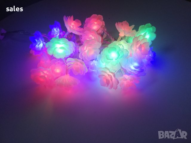Коледни LED лампички цветя, снимка 8 - Декорация за дома - 38522465