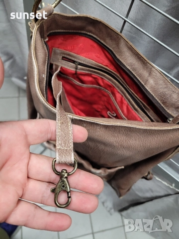 естествена кожа голяма чанта за рамо и през рамо, снимка 13 - Чанти - 51877890