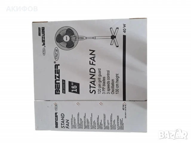 Вентилатор с две години гаранция - четири скорости и въртене!, снимка 4 - Вентилатори - 50599965