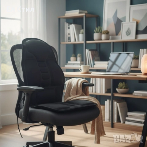 Масажна седалка с подгряване – комфорт и облекчение за тяло, което е уморено от седене, снимка 5 - Масажори - 53574294