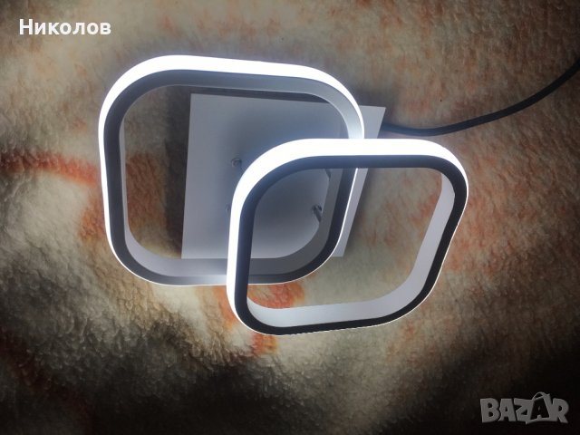 Стилна и модерна LED лампа, снимка 5 - Лампи за таван - 39014372