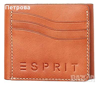 Esprit хоризонтален кожен портфейл до 12 карти, снимка 1 - Портфейли, портмонета - 32742325