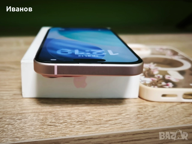 •Отличен• iPhone 15 128GB Pink, снимка 6 - Apple iPhone - 52952497