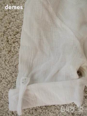 Дамска блуза фабричен кенар, снежно бяла, размер XL, снимка 6 - Блузи с дълъг ръкав и пуловери - 49508445