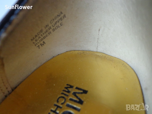 Черни кожени обувки на висок ток и платформа Michael Kors 100% естествена кожа 38 размер, снимка 7 - Дамски обувки на ток - 51790726