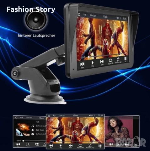 Android Авто Радио с Навигация – Безжичен CarPlay и Bluetooth, 7 инча, снимка 5 - Аксесоари и консумативи - 51848042