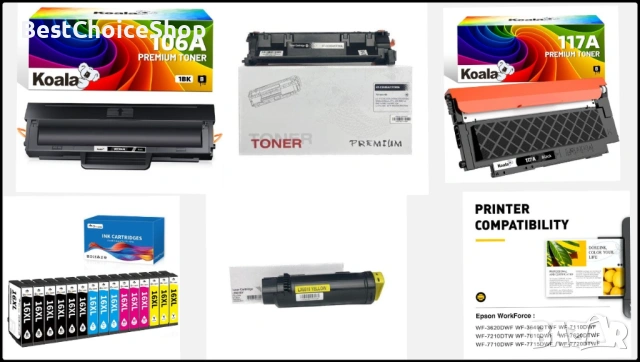 Принтер мастила, тонери, касети Epson, Brother, HP, снимка 5 - Консумативи за принтери - 53187605