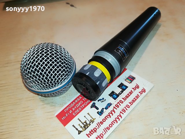 SHURE BETA58A-PROFI MIC-ВНОС SWISS 2705221835, снимка 16 - Микрофони - 36895580