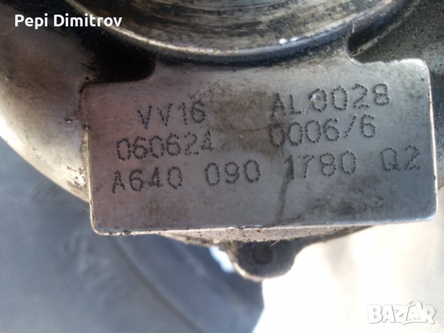 Турбо компресор за Mercedes-Benz W169 180CDI A64009017803, снимка 8 - Части - 40157874