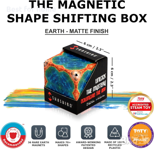 SHASHIBO Earth- ОРИГИНАЛНО кубче - Серия Explorer, снимка 1 - Образователни игри - 44922026