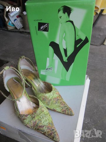 Дамски обувки на ток български 38 номер марка Шпиц, снимка 7 - Дамски обувки на ток - 36825579