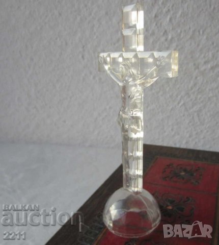  Прозрачен кръст, разпятие, религия, снимка 1 - Декорация за дома - 28872728