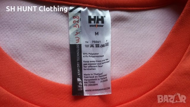 HELLY HANSEN ODENSE Work T-Shirt Orange размер M работна тениска W4-328, снимка 7 - Тениски - 52044906
