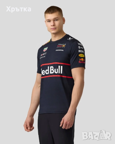 Red Bull Racing F1 Team Set Up T-Shirt - Оригинална мъжка тениска, снимка 4 - Тениски - 52727947
