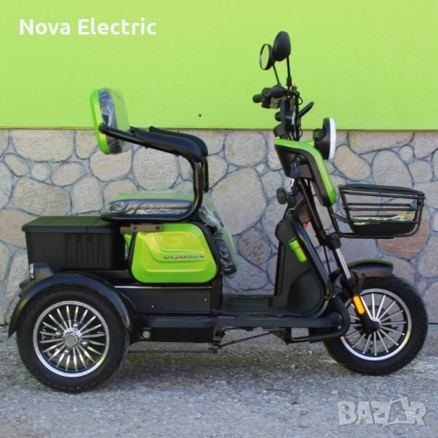 Електрическа Tриместна Tриколка X1 1500W Nova Electric, снимка 3 - Мотоциклети и мототехника - 39251260